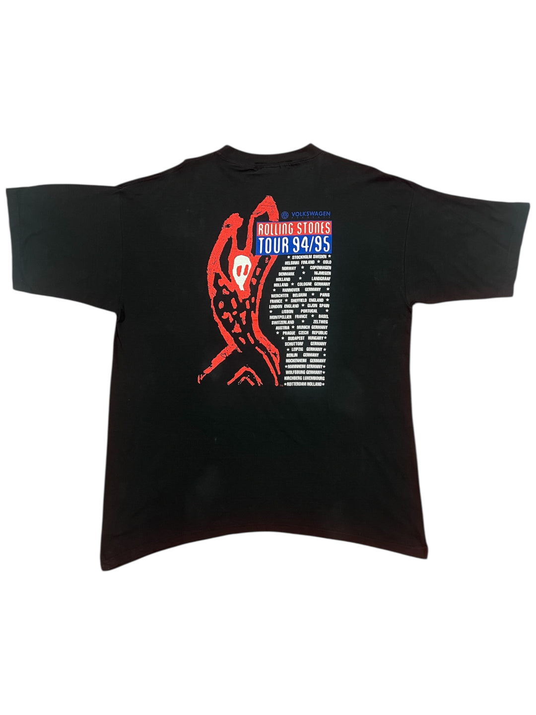 Brockum Rolling Stones Voodoo Lounge 1994-1995 European Tour T-Shirt