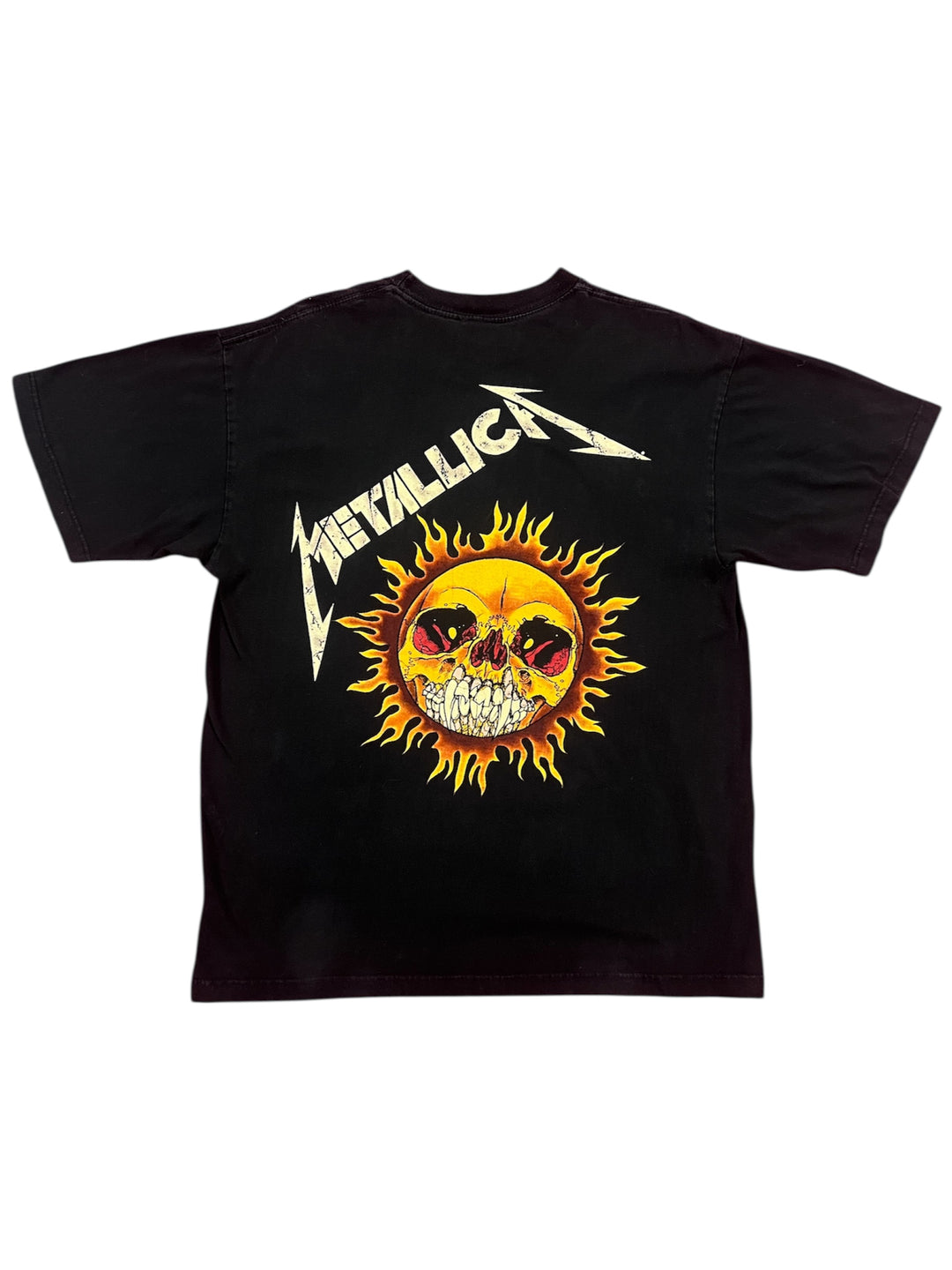 Giant Metallica 1994 Flamed Skull by Pushead TShirt