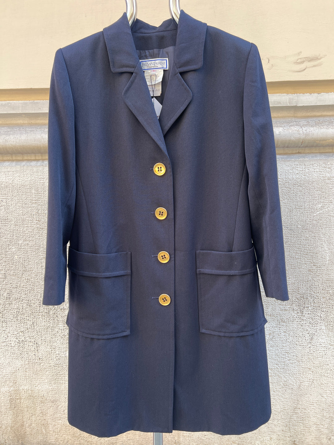 Yves Saint Laurent Oversize Light Coat