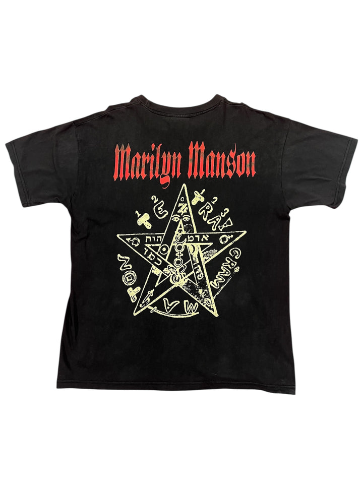 Turbogadget Marilyn Manson Evolution of Man's Skull T-Shirt