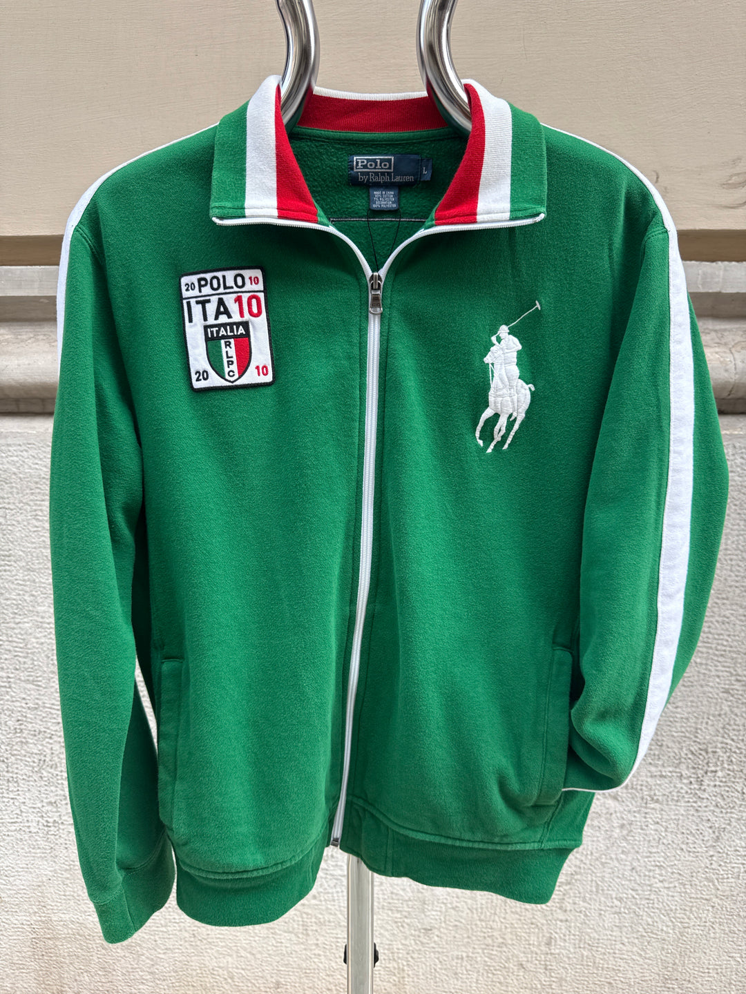Polo Ralph Lauren Big Logo Italia Full Zip Sweater