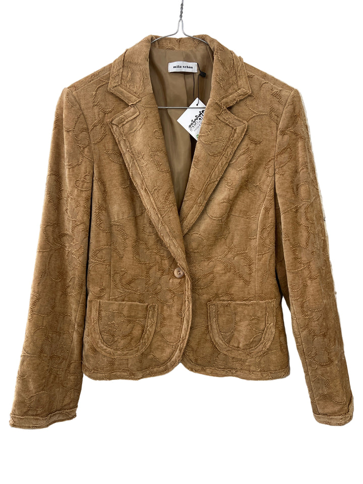Mila Schön Jacquard Blazer Jacket