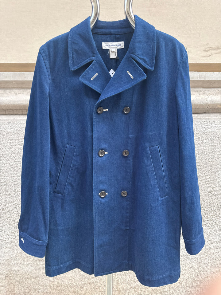 Comme des Garcons Denim Trench Coat