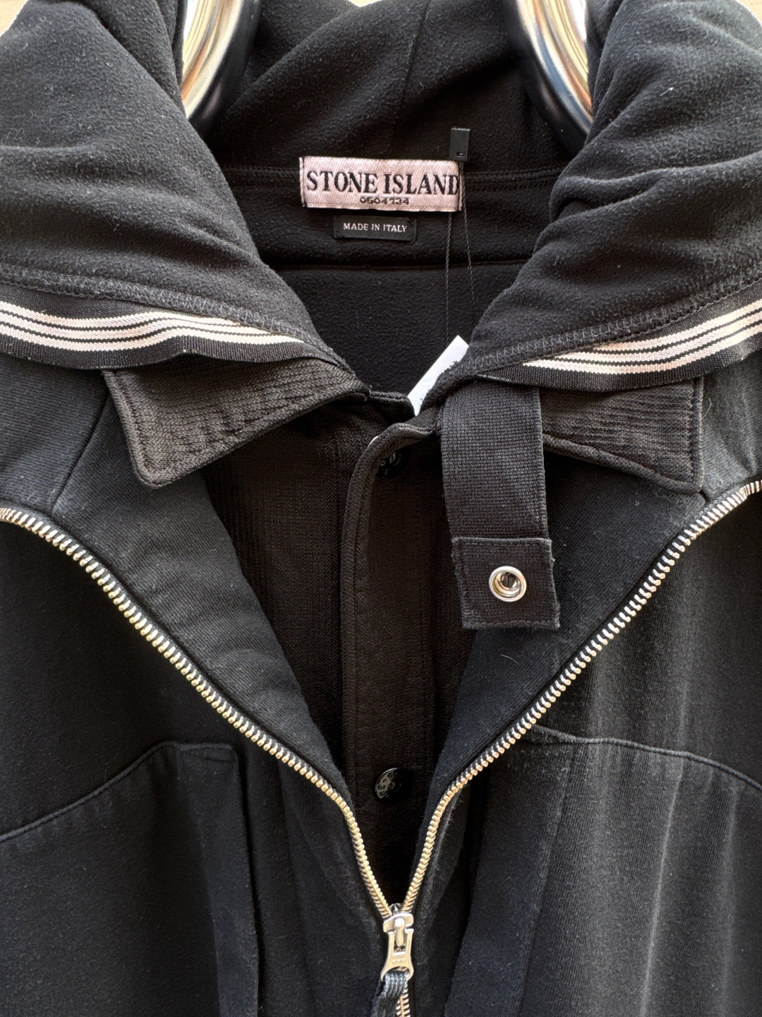 Stone Island Buttons & Full Zip Hoodie