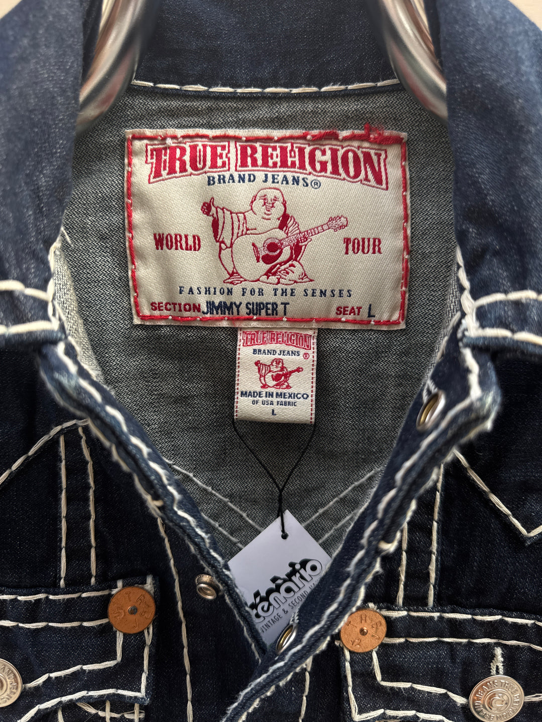 True Religion Jimmy Super T Denim Trucker Jacket