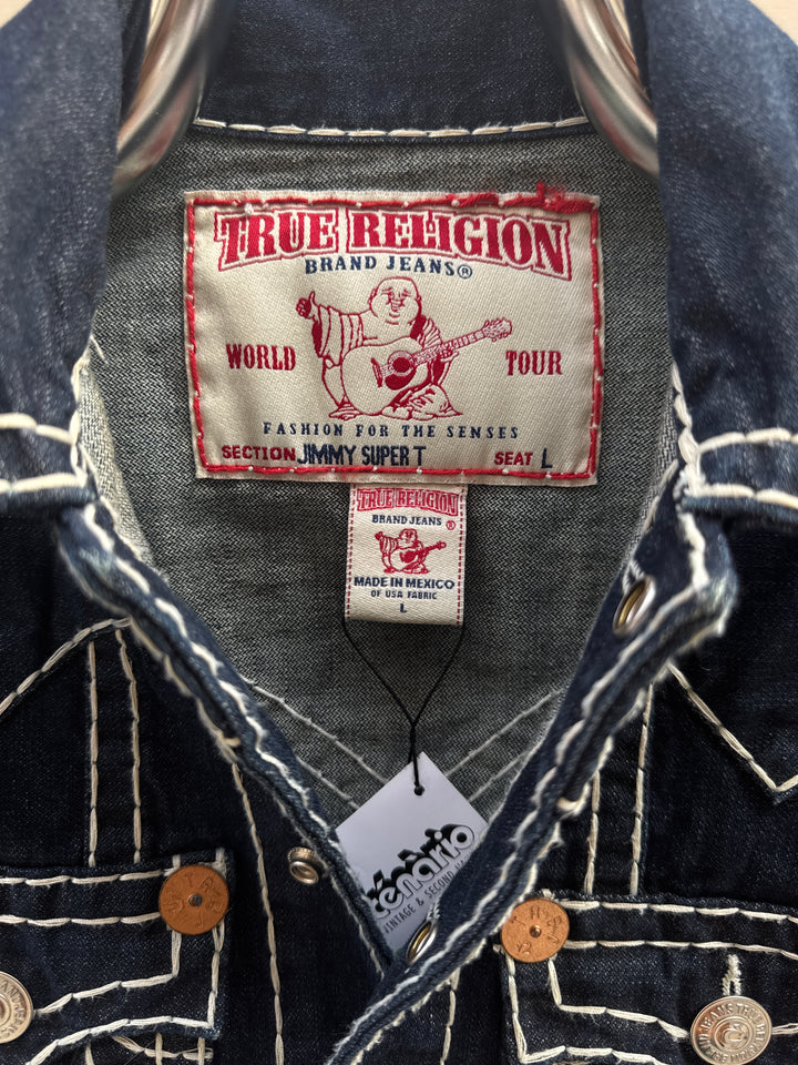 True Religion Jimmy Super T Denim Trucker Jacket
