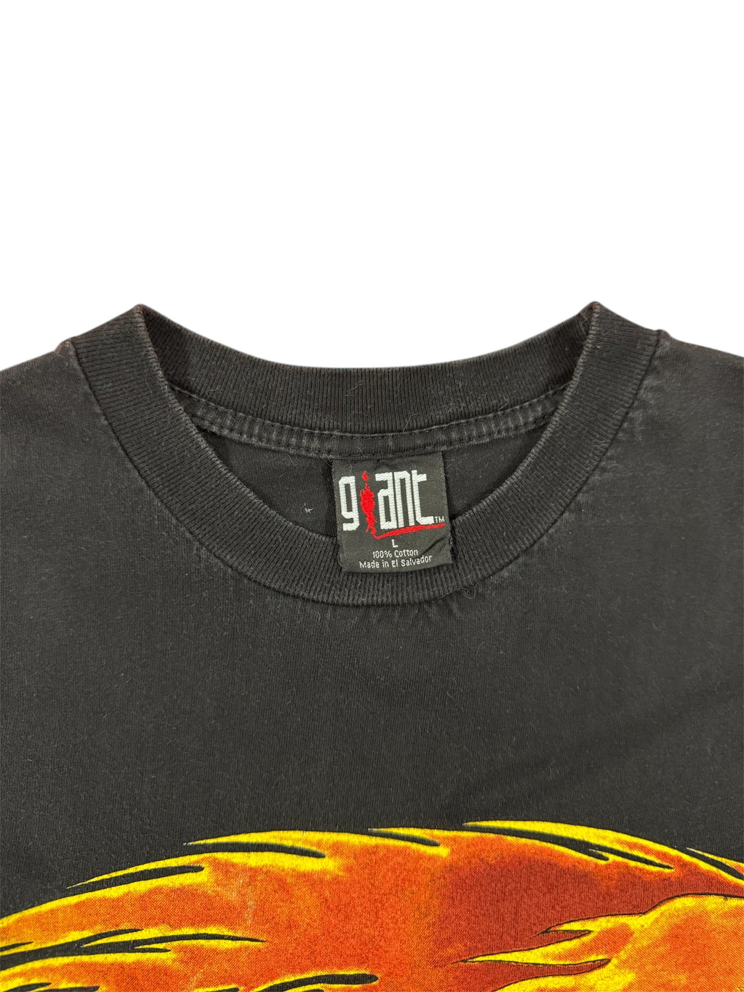 Giant Metallica 1994 Flamed Skull by Pushead TShirt