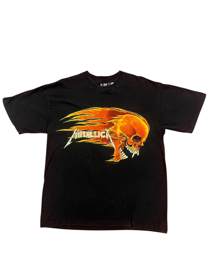 Giant Metallica 1994 Flamed Skull by Pushead TShirt