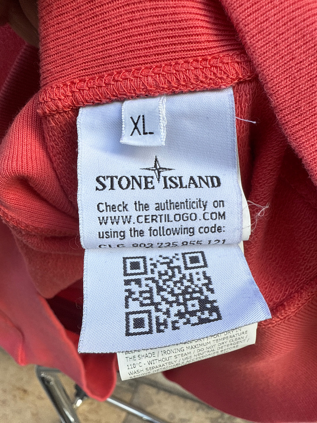 Stone Island Salmon Crewneck