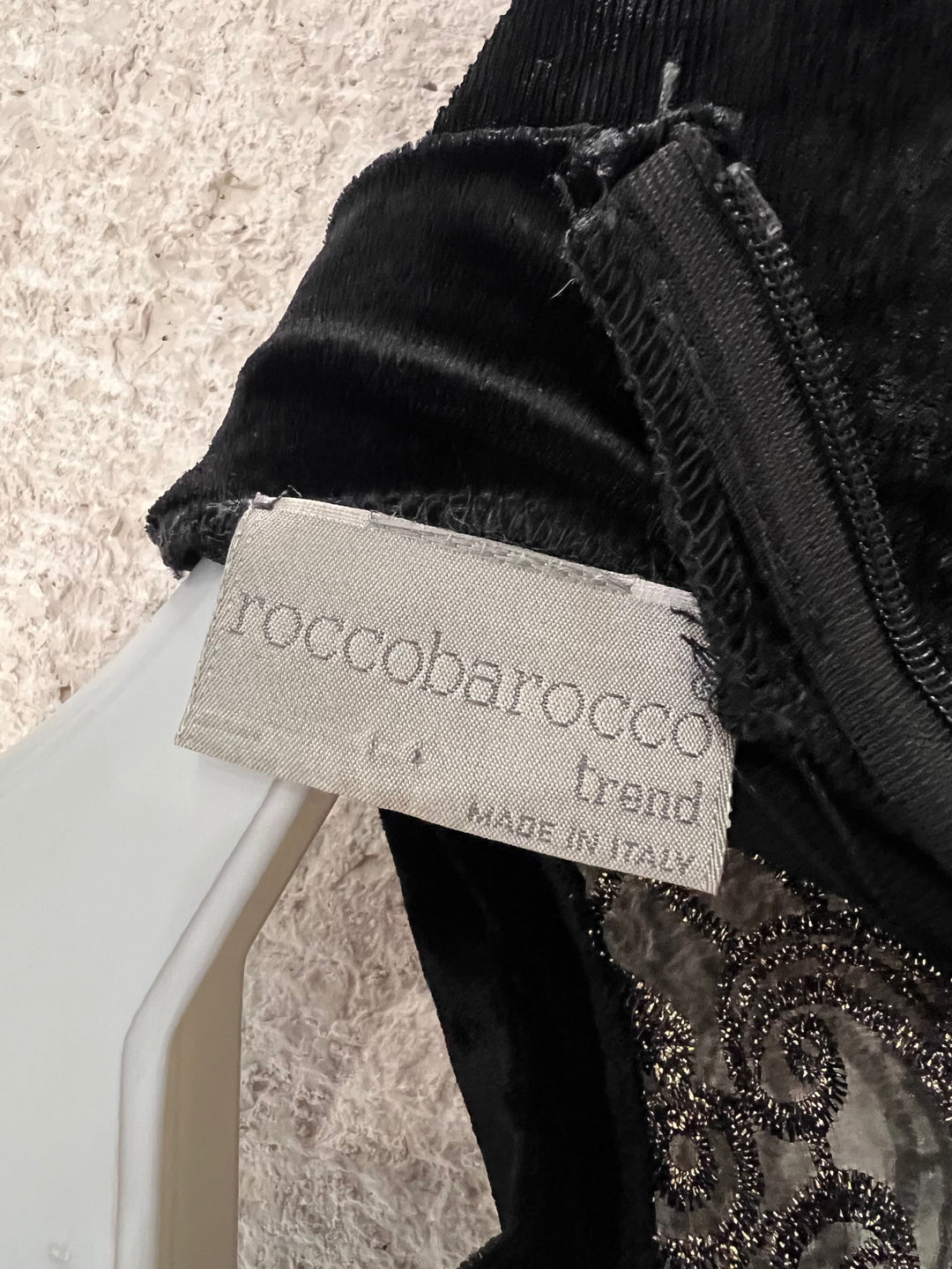 Roccobarocco Velour Dress