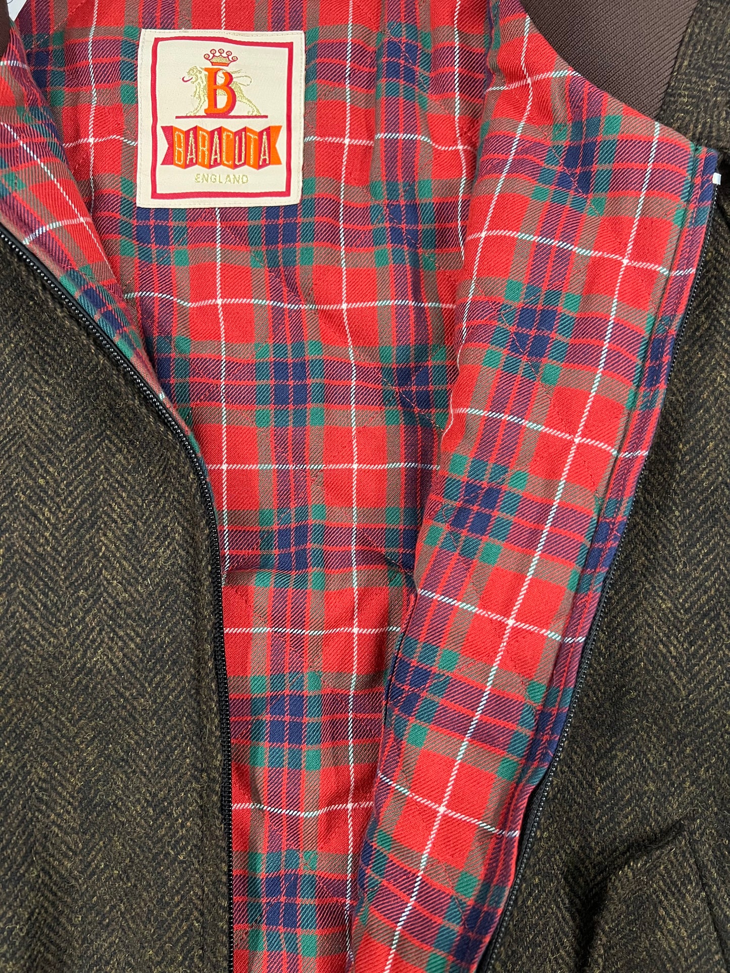 Baracuta G9 Brown Wool Bomber Jacket