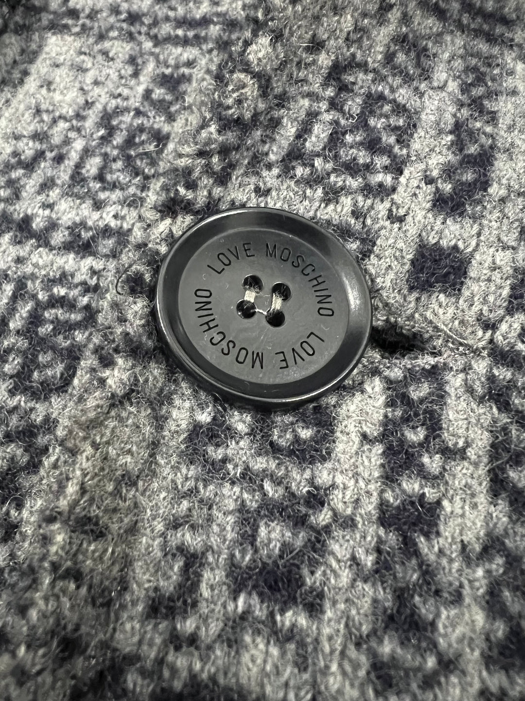 Love Moschino Wool Crop Jacket