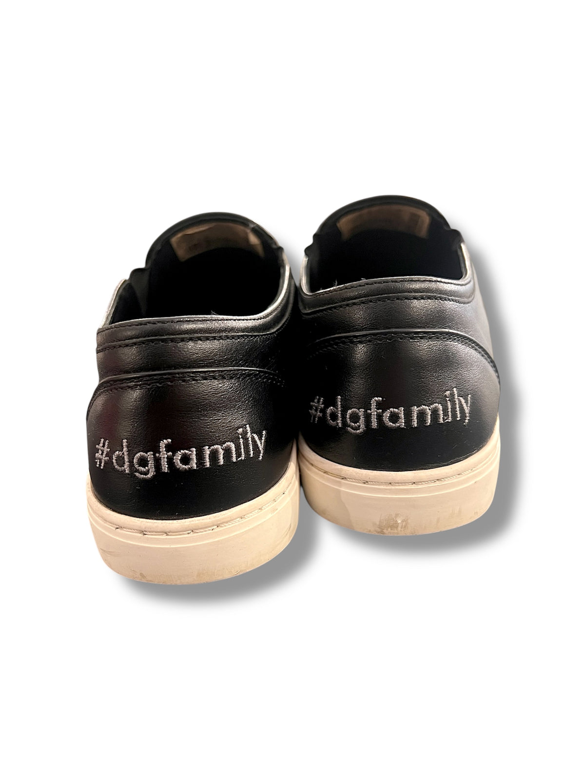 Dolce &amp; Gabbana Family Patch Y2K Slip On Sneakers