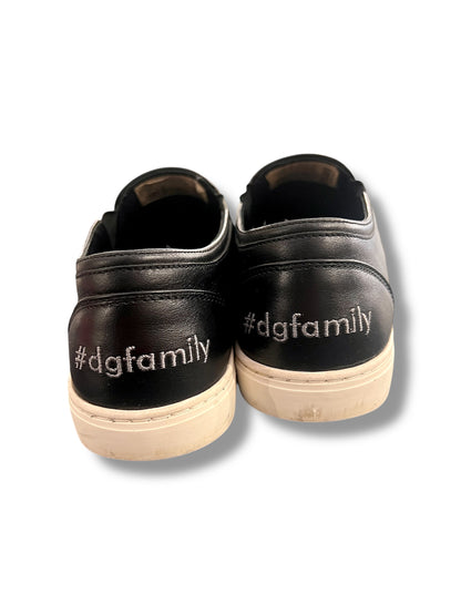 Dolce &amp; Gabbana Family Patch Y2K Slip On Sneakers