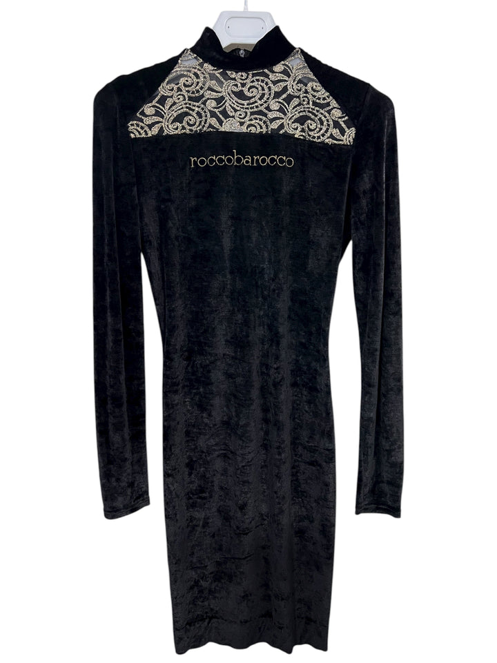 Roccobarocco Velour Dress