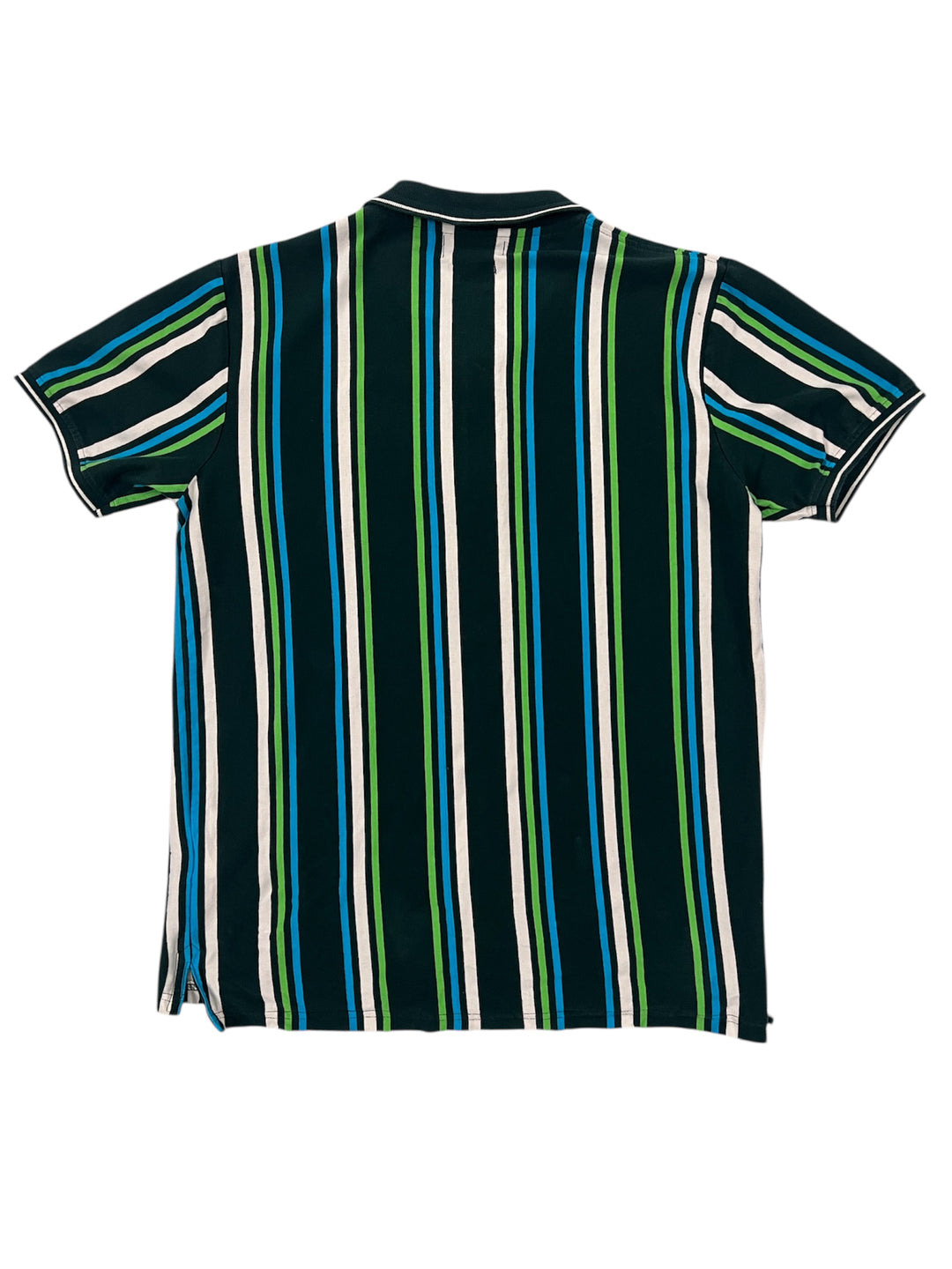 Fred Perry Striped Zip Polo Shirt