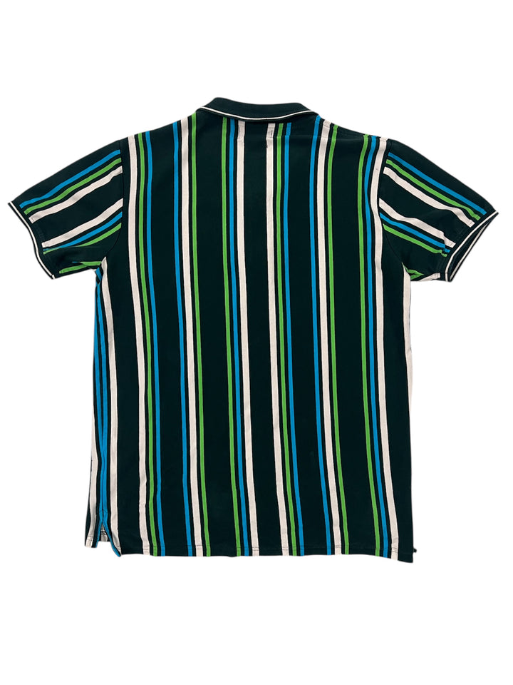 Fred Perry Striped Zip Polo Shirt