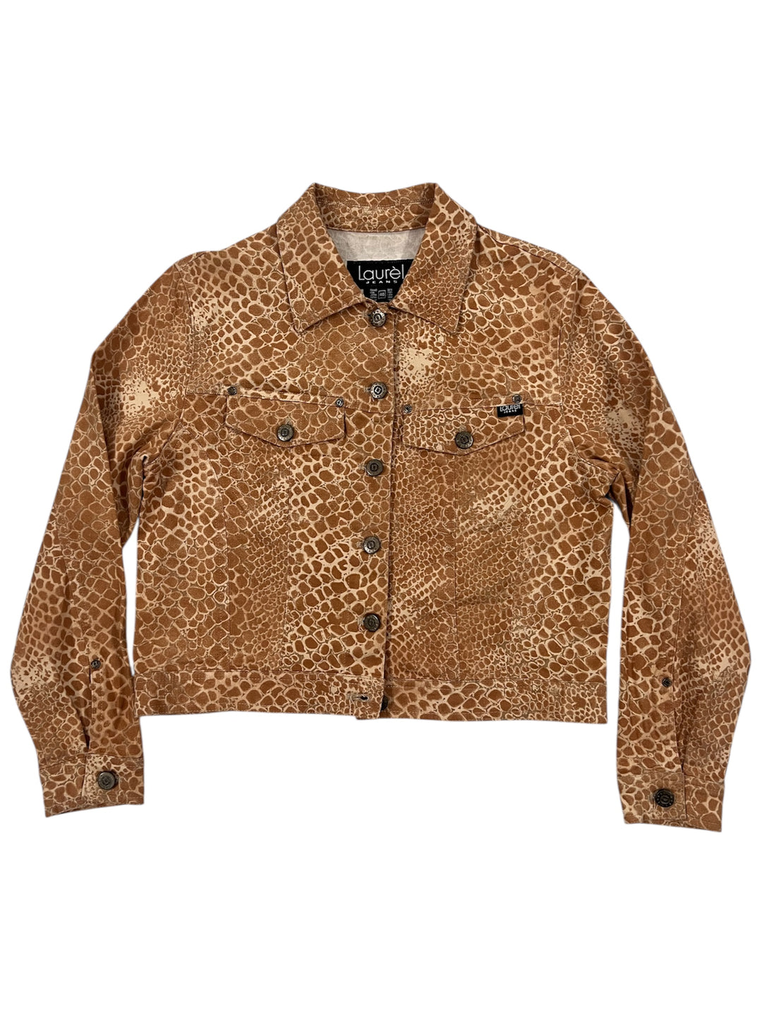 Laurèl Jeans Snake Crop Jacket