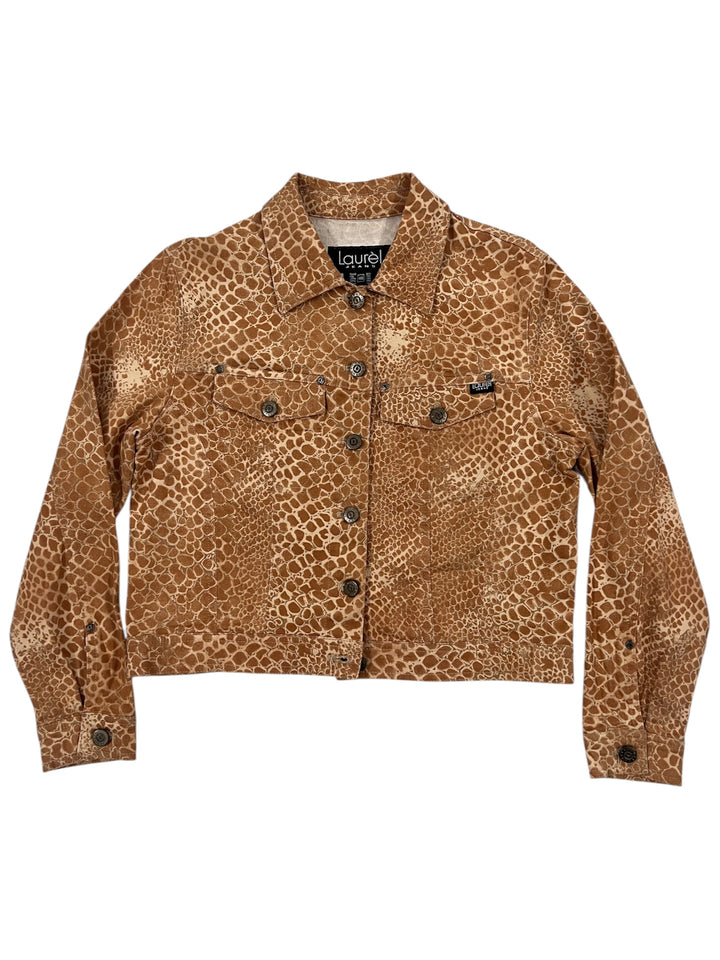 Laurèl Jeans Snake Crop Jacket