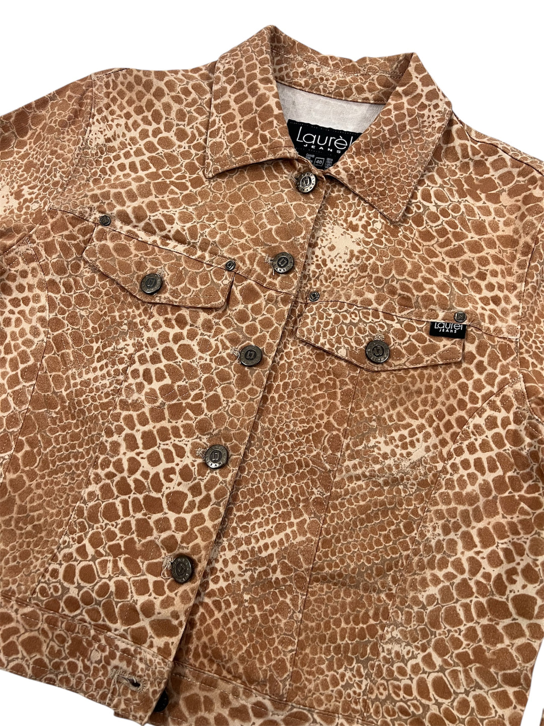 Laurèl Jeans Snake Crop Jacket