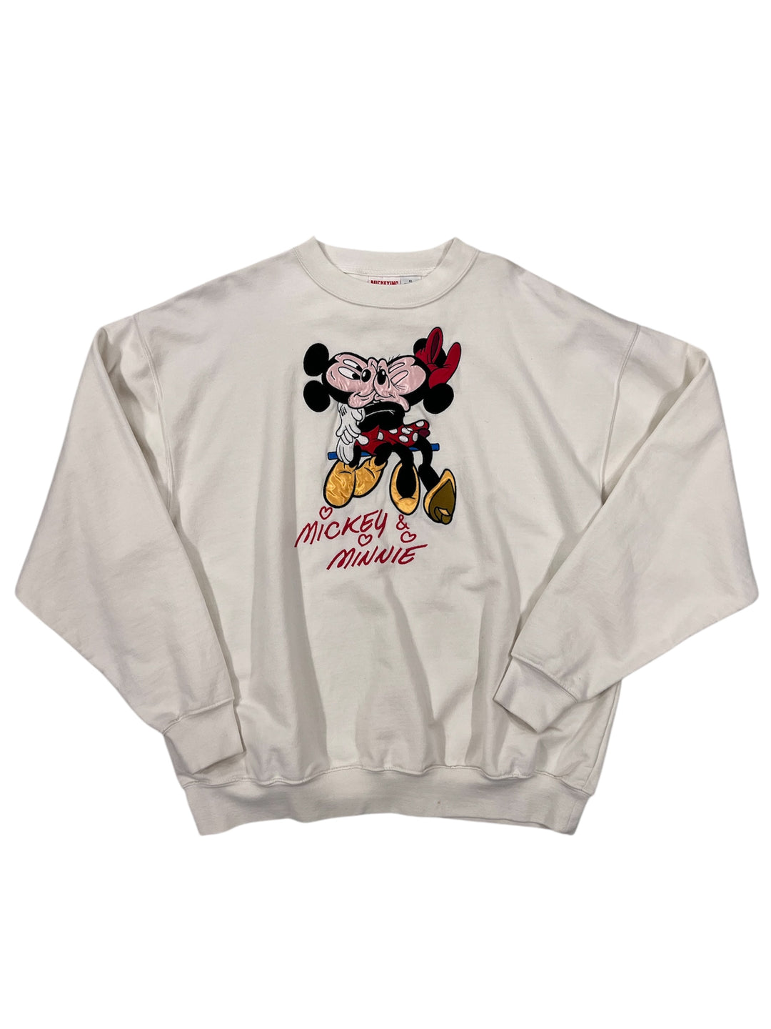 Walt Disney Mickey and Minnie Kiss Crewneck