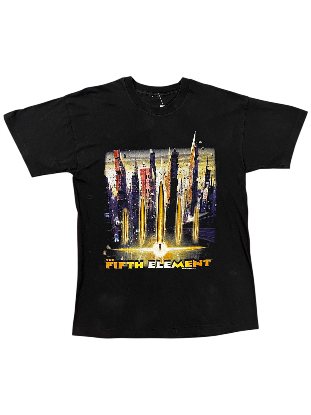 Movie The Fifth Element 1997 Single Stitch T-Shirt