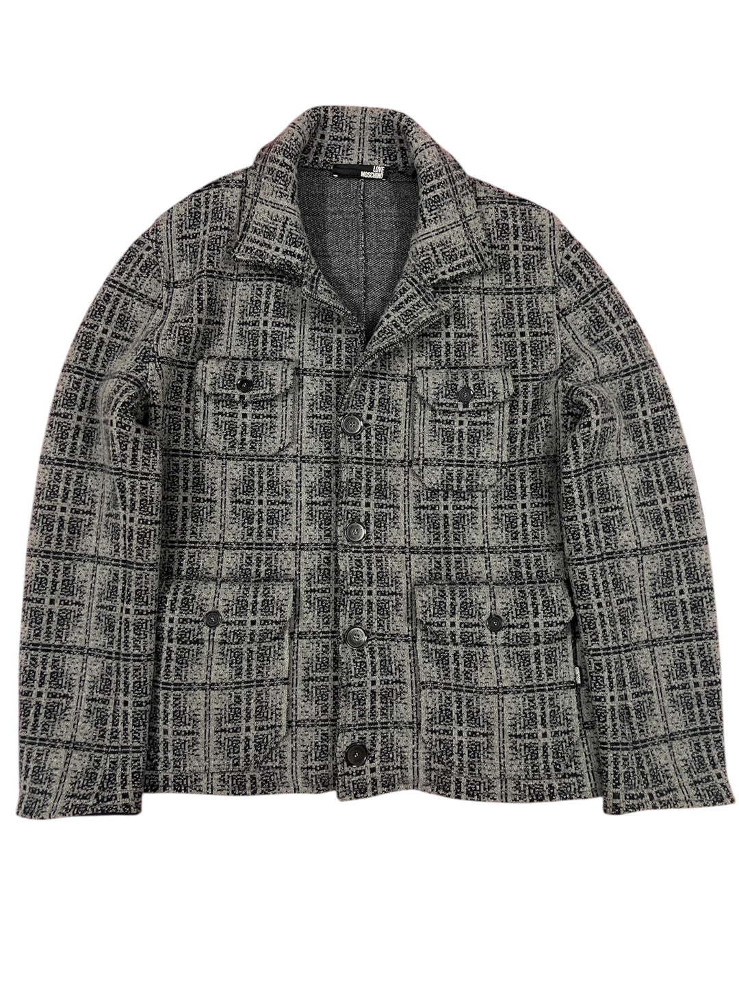 Love Moschino Wool Crop Jacket