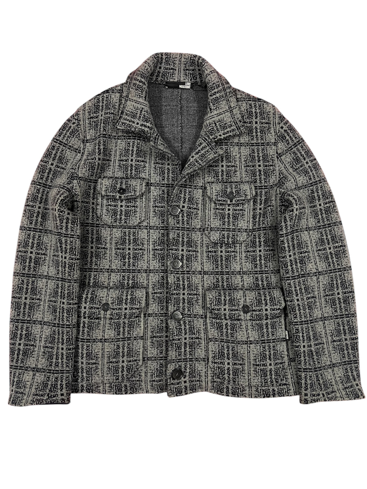 Love Moschino Wool Crop Jacket
