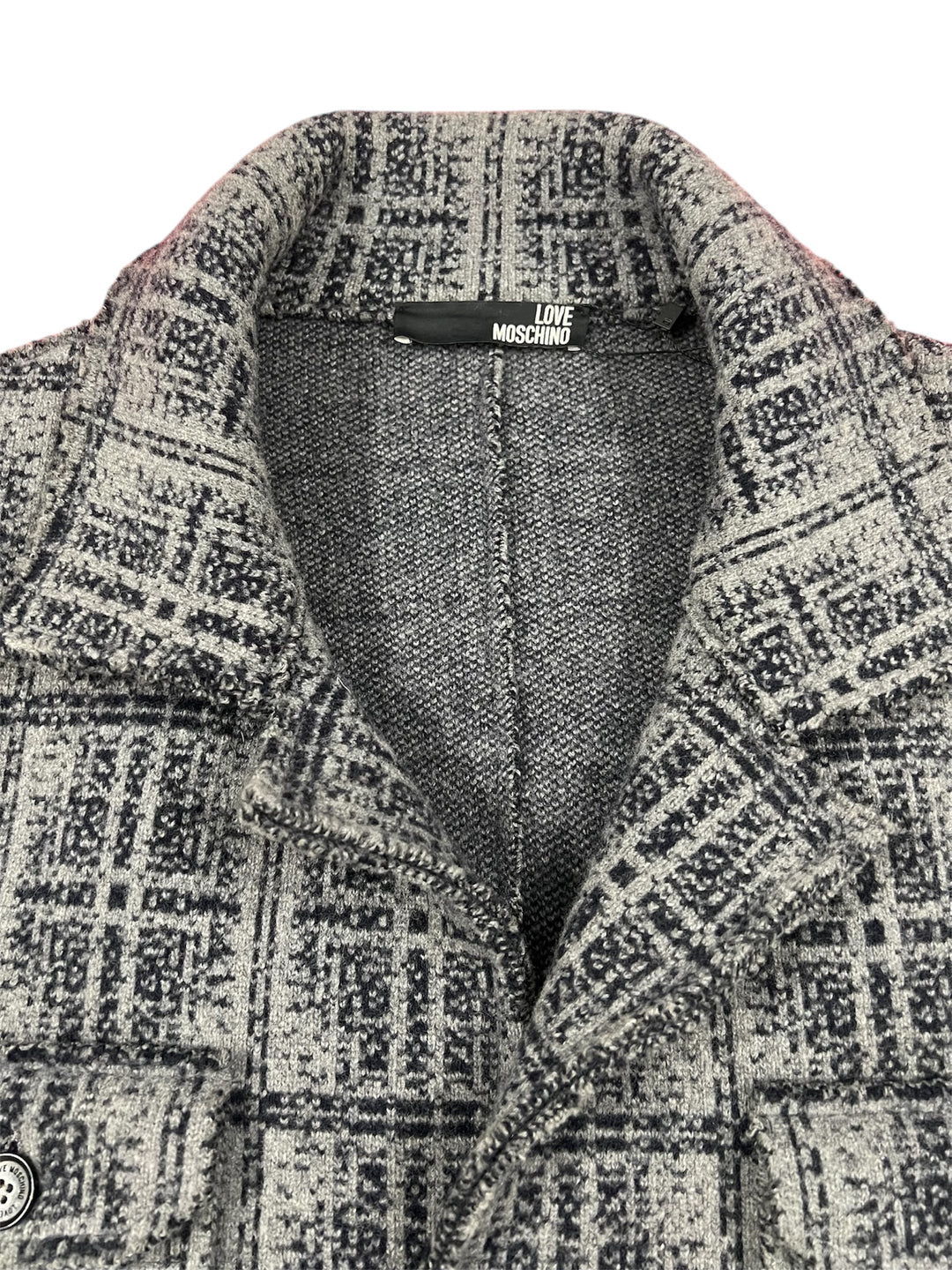 Love Moschino Wool Crop Jacket