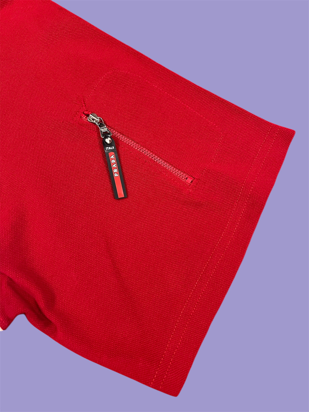 Prada Front Zip T-Shirt