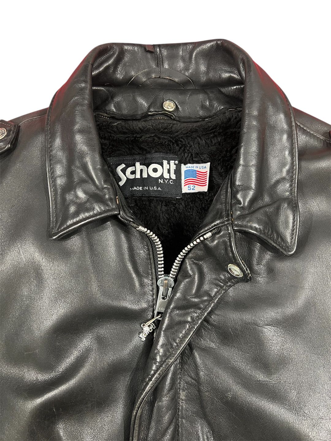 Schott A2 Leather Bomber Jacket