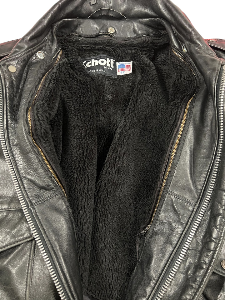 Schott A2 Leather Bomber Jacket