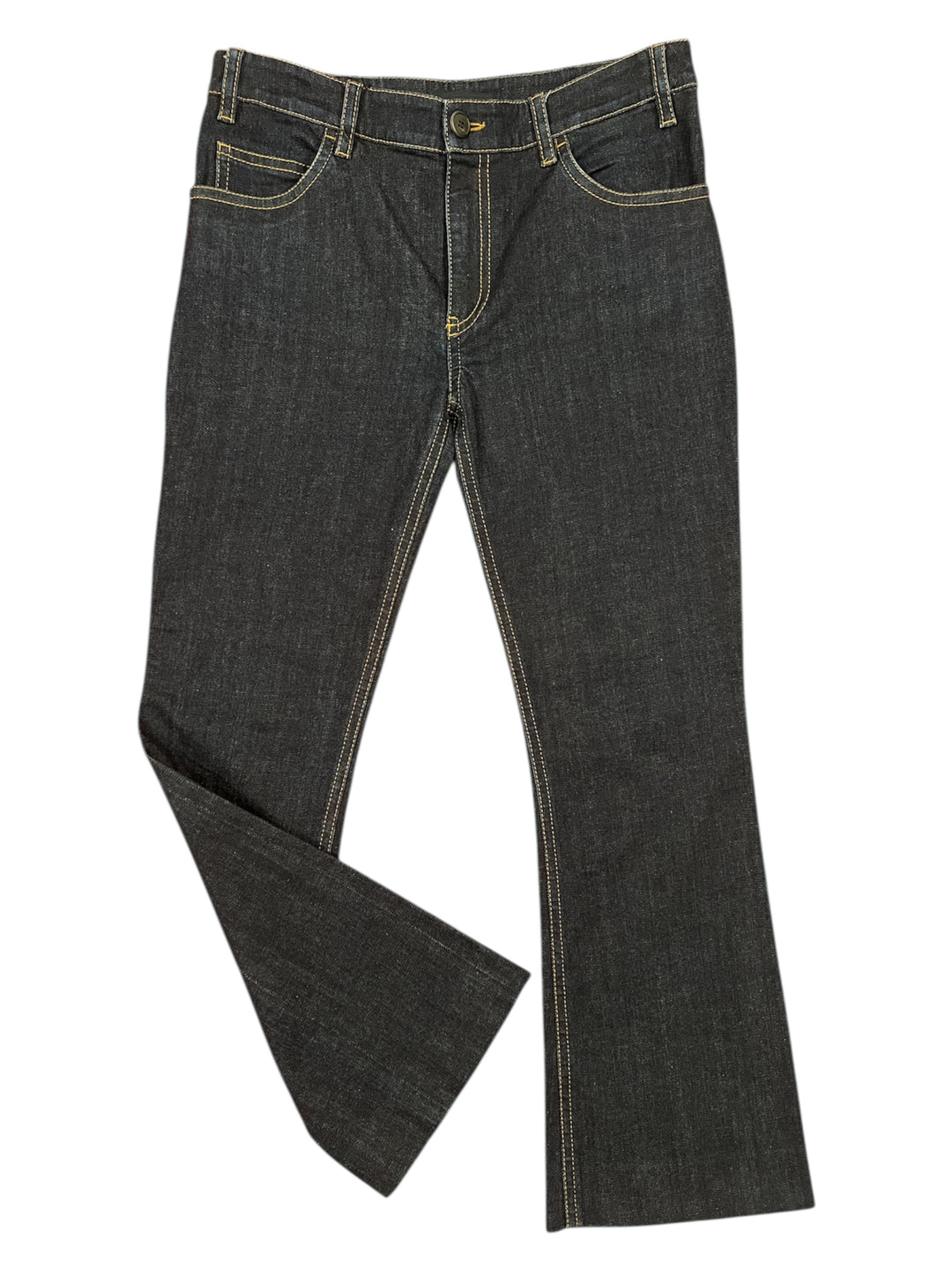 Prada Dark Denim Flared Jeans
