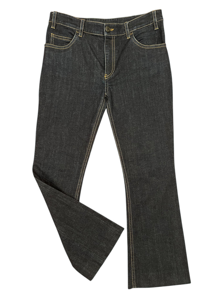 Prada Dark Denim Flared Jeans