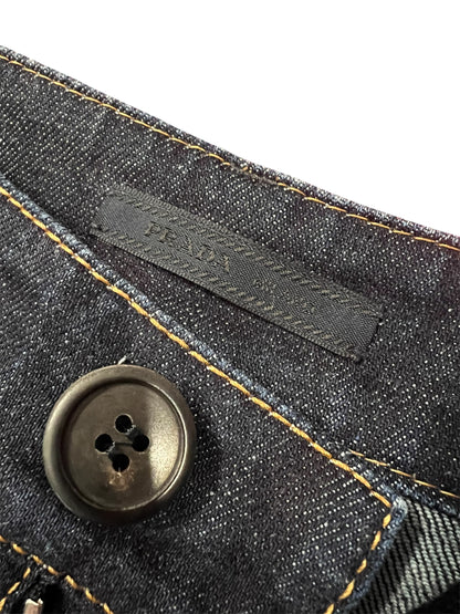 Prada Dark Denim Flared Jeans