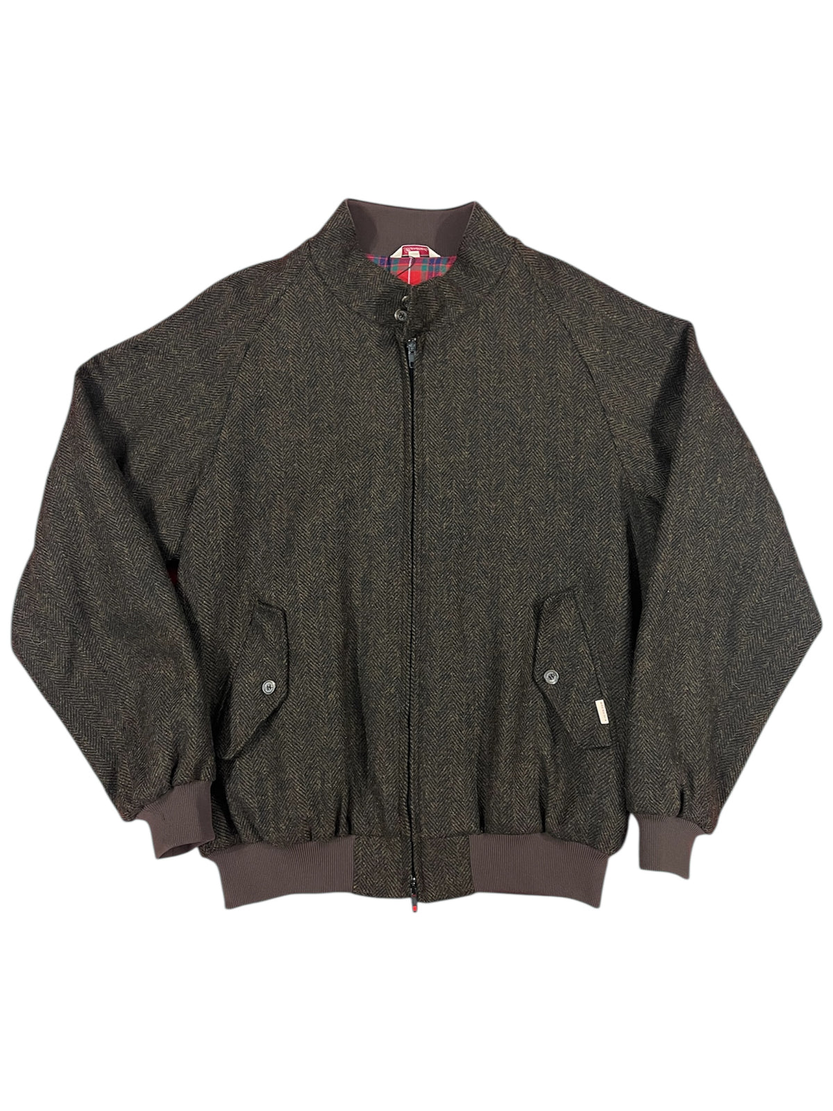 Baracuta G9 Brown Wool Bomber Jacket