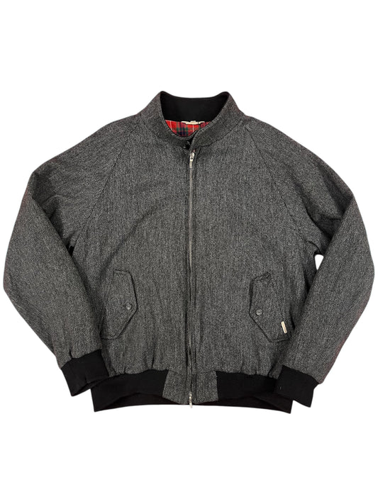 Baracuta G9 Grey Wool Bomber Jacket