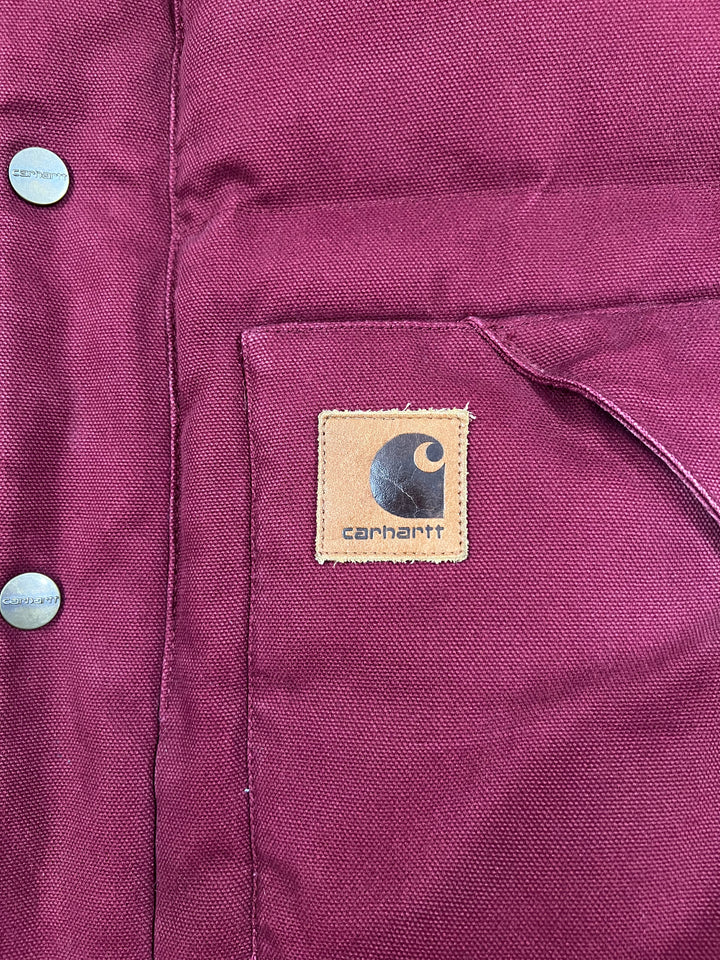 Carhartt Burgundy and Black Vest