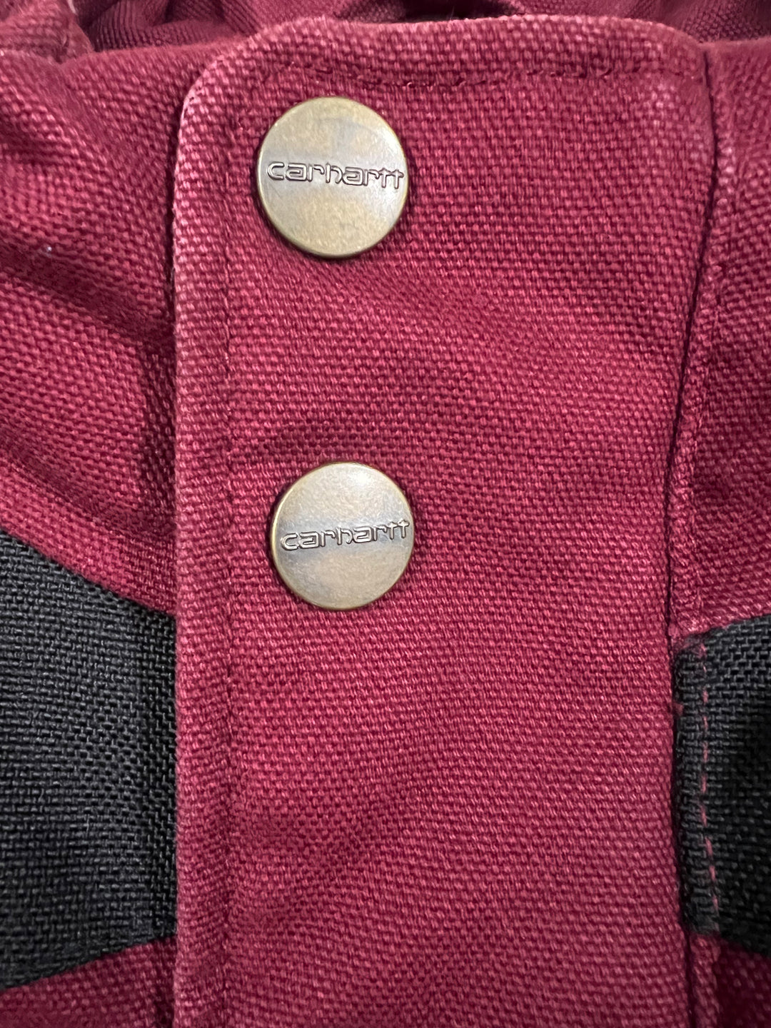 Carhartt Burgundy and Black Vest