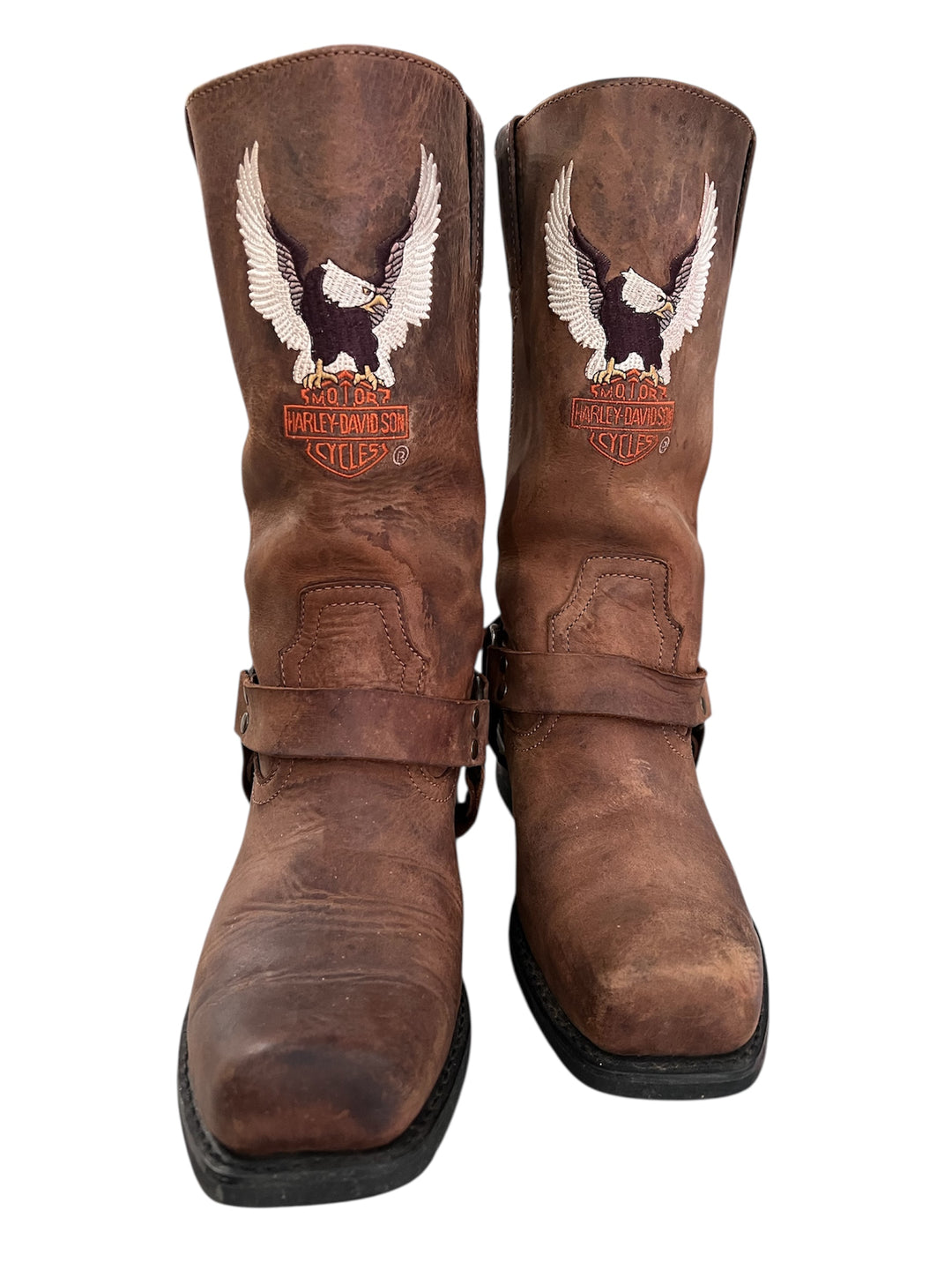 Harley Davidson Leather Biker Boots