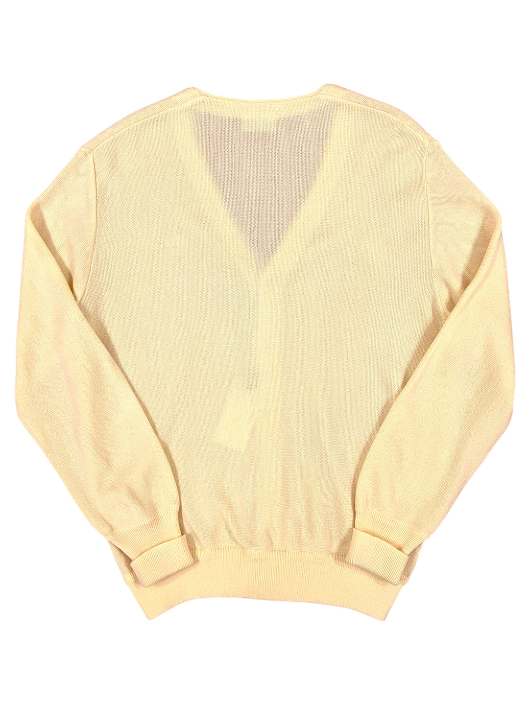 Lacoste Yellow Cardigan Sweater