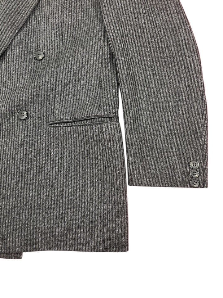 Valentino Grey Pinstripe Double Breast Jacket