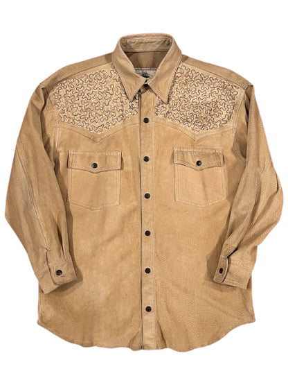 Bomb Boogie Leather Overshirt