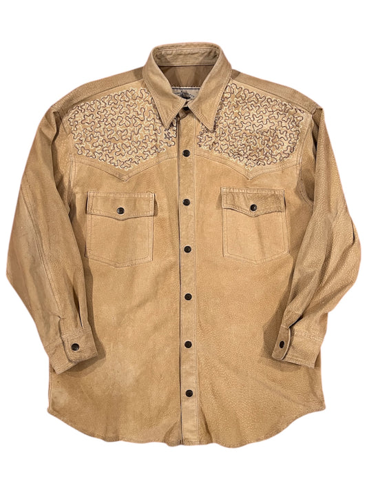Bomb Boogie Leather Overshirt