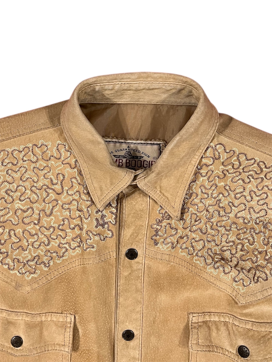 Bomb Boogie Leather Overshirt