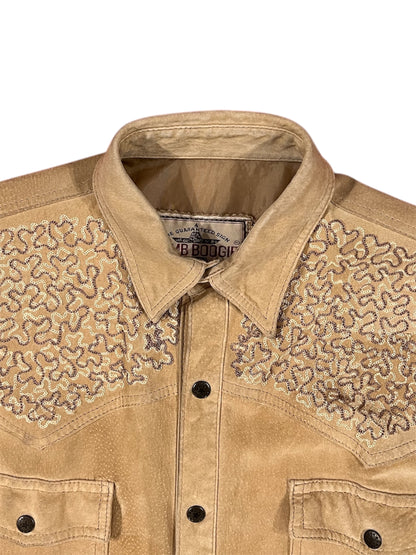 Bomb Boogie Leather Overshirt