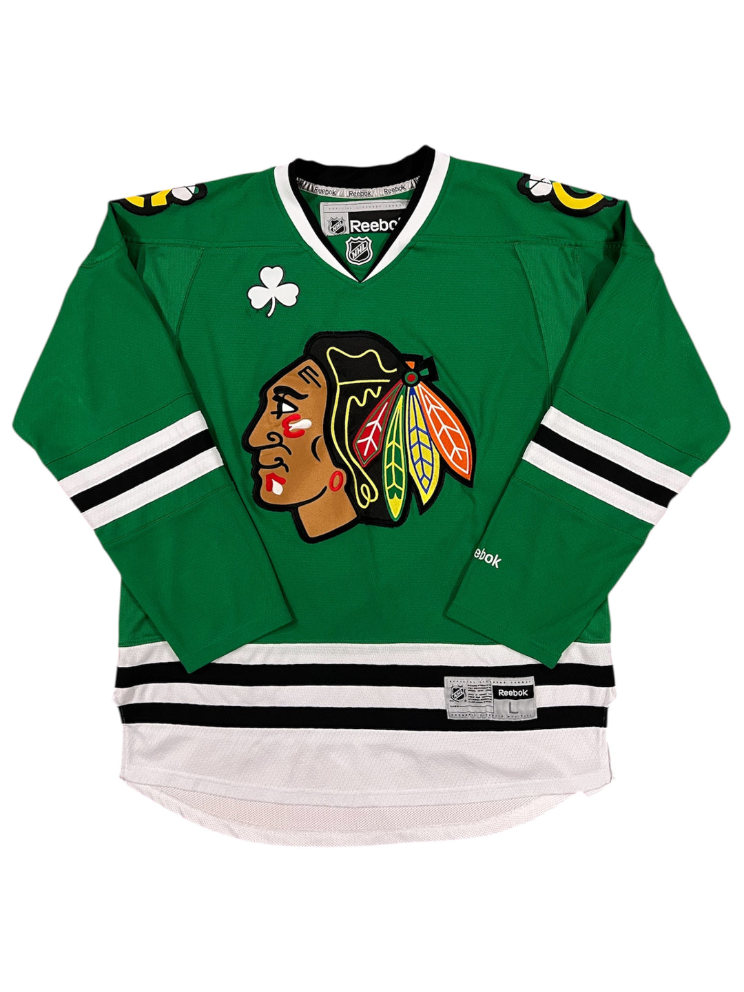 Reebok NHL Chicago Blackhawks St. Patrick's Day Jersey
