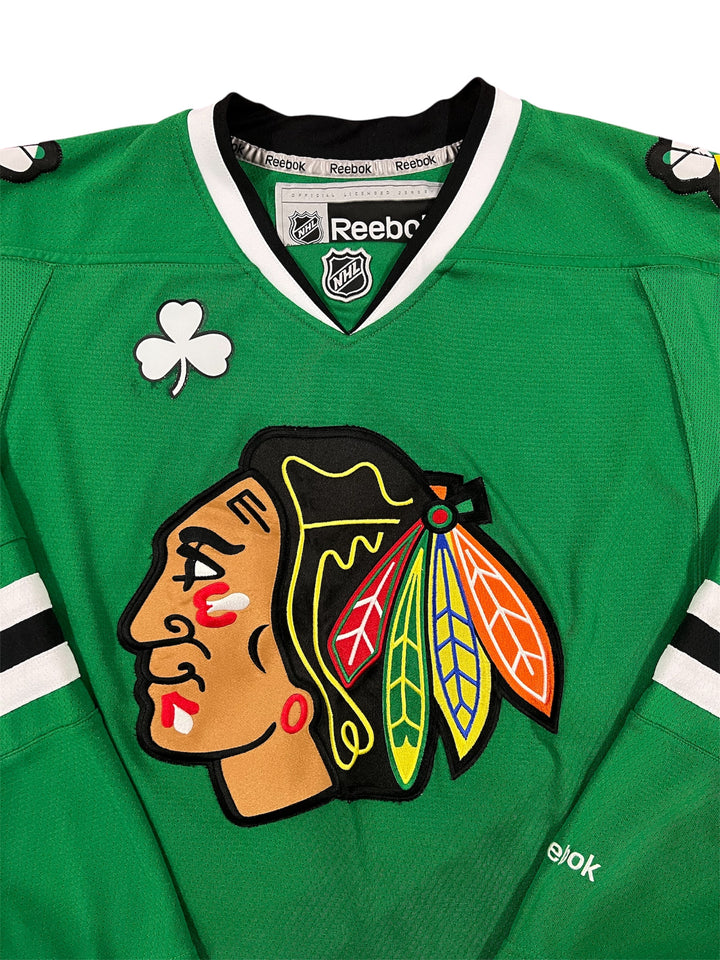 Reebok NHL Chicago Blackhawks St. Patrick's Day Jersey