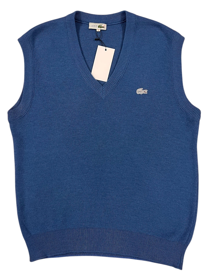 Lacoste Blue Wool Sweater Vest
