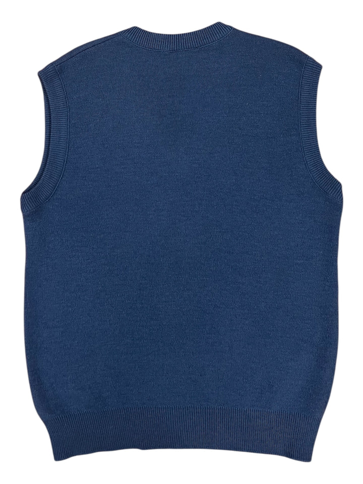Lacoste Blue Wool Sweater Vest